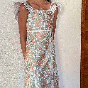 Azulu Kano Dress Embroidered Sequin Dress - Girls size 12